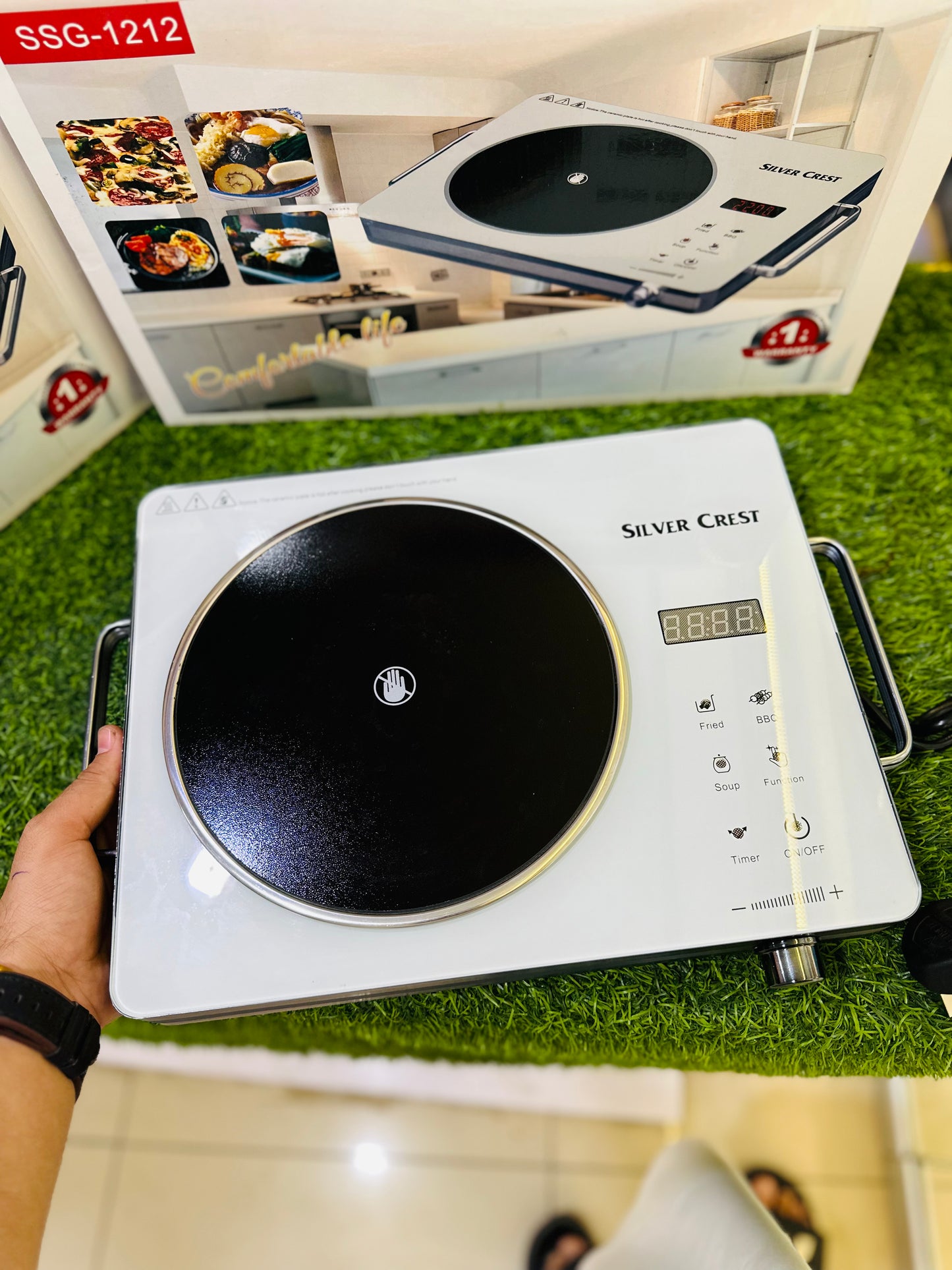 German Lot Silver Crest Infrared Cooker (2200W)