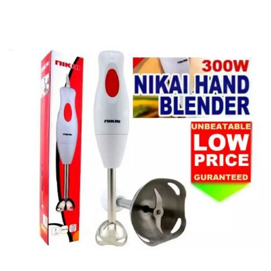 Nikai 300W Hand Blender – Powerful & Compact Stick Blender for Kitchen Use