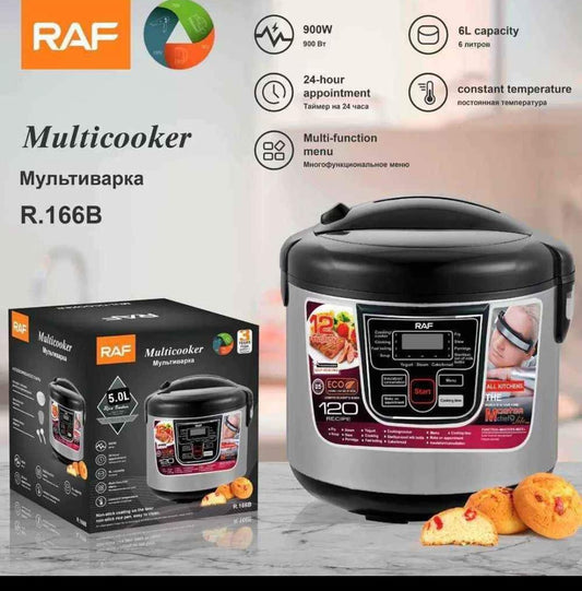 RAF Rice Cooker & Multi-Cooker  Smart Kitchen Appliance for Perfect Rice, Stews, Soups, and More | Non-Stick Pot, Easy Cleaning & Energy Efficient.