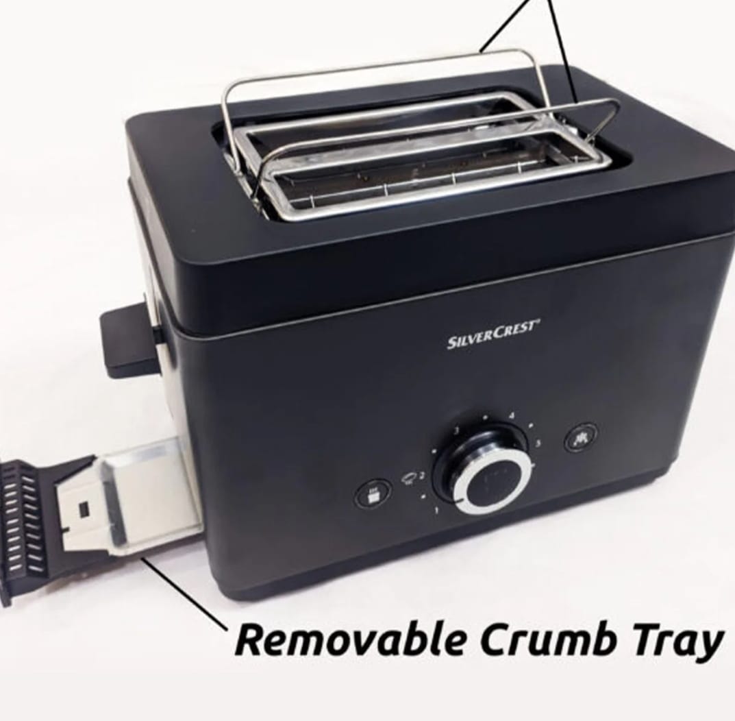 Start Your Day Right with the Silver Crest Toaster: Perfect Toast, Every Time.