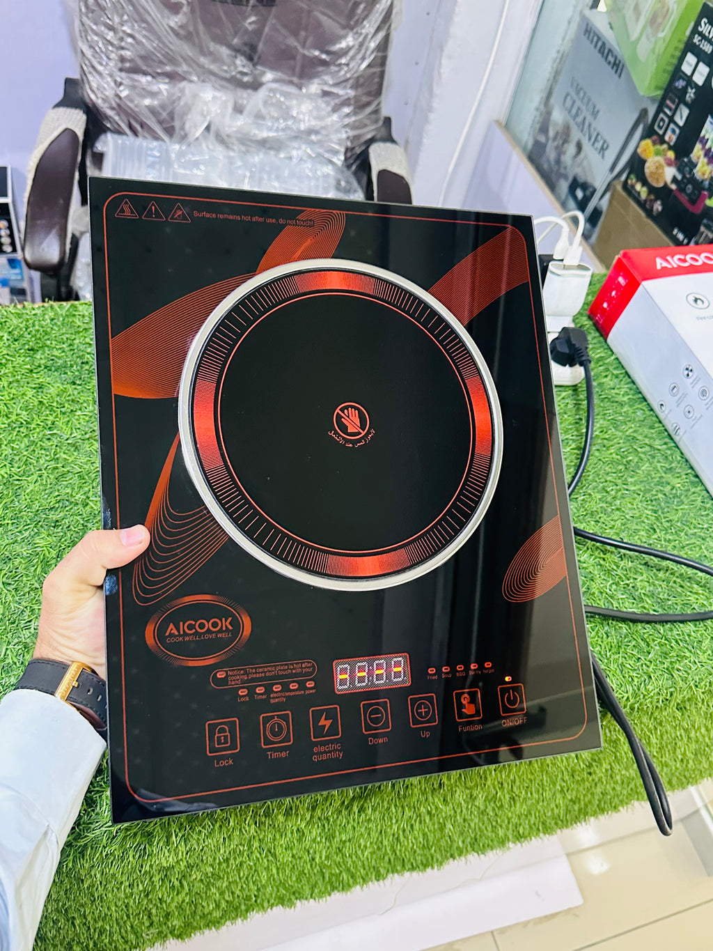 AICOOK  Infrared Stove | All Cookware with Child Safety