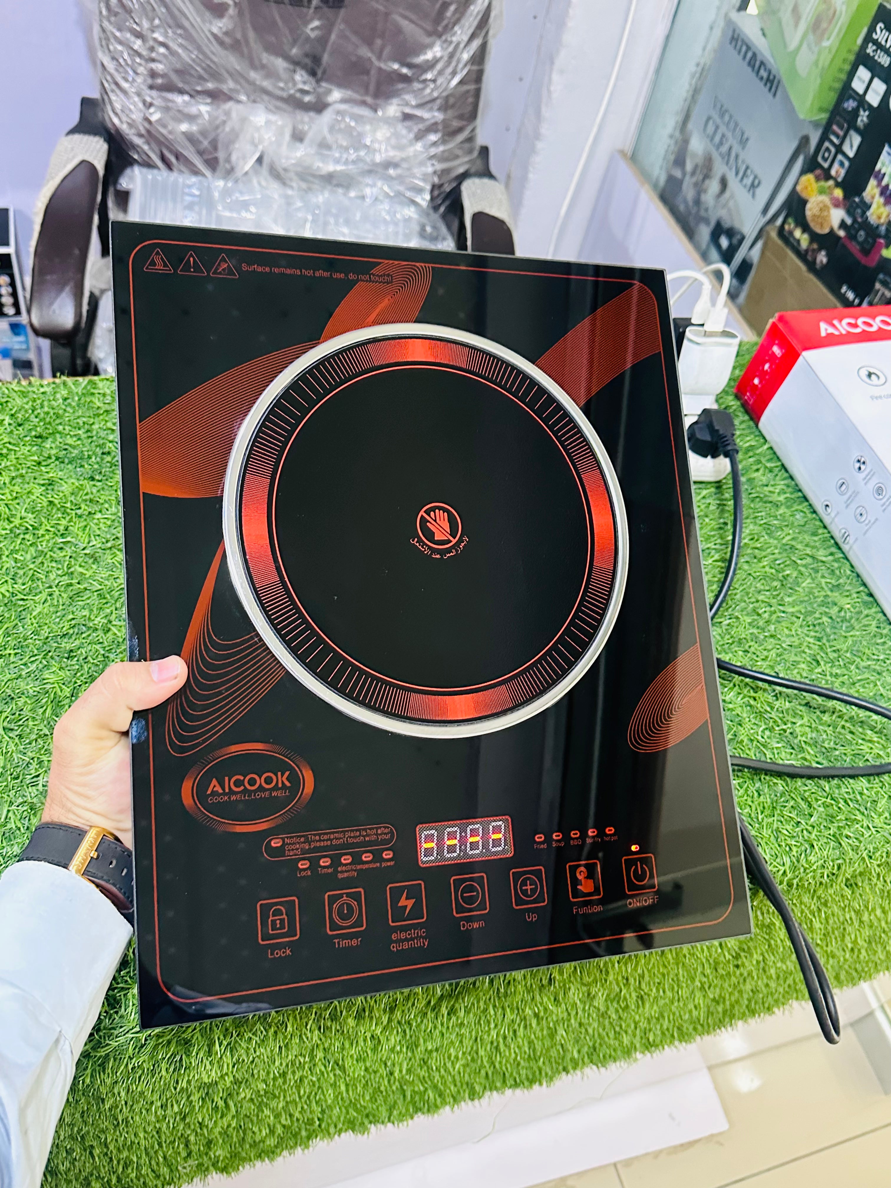 AICOOK  Infrared Stove | All Cookware with Child Safety