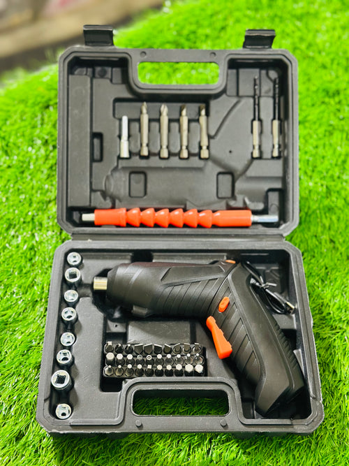 47-Piece Electric Screwdriver Set | Rechargeable Precision Tool Kit