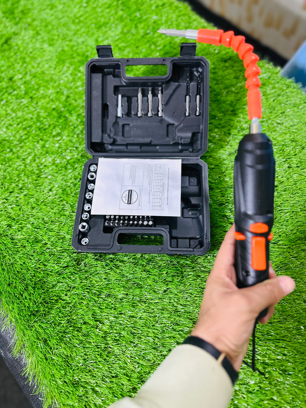 47-Piece Electric Screwdriver Set | Rechargeable Precision Tool Kit