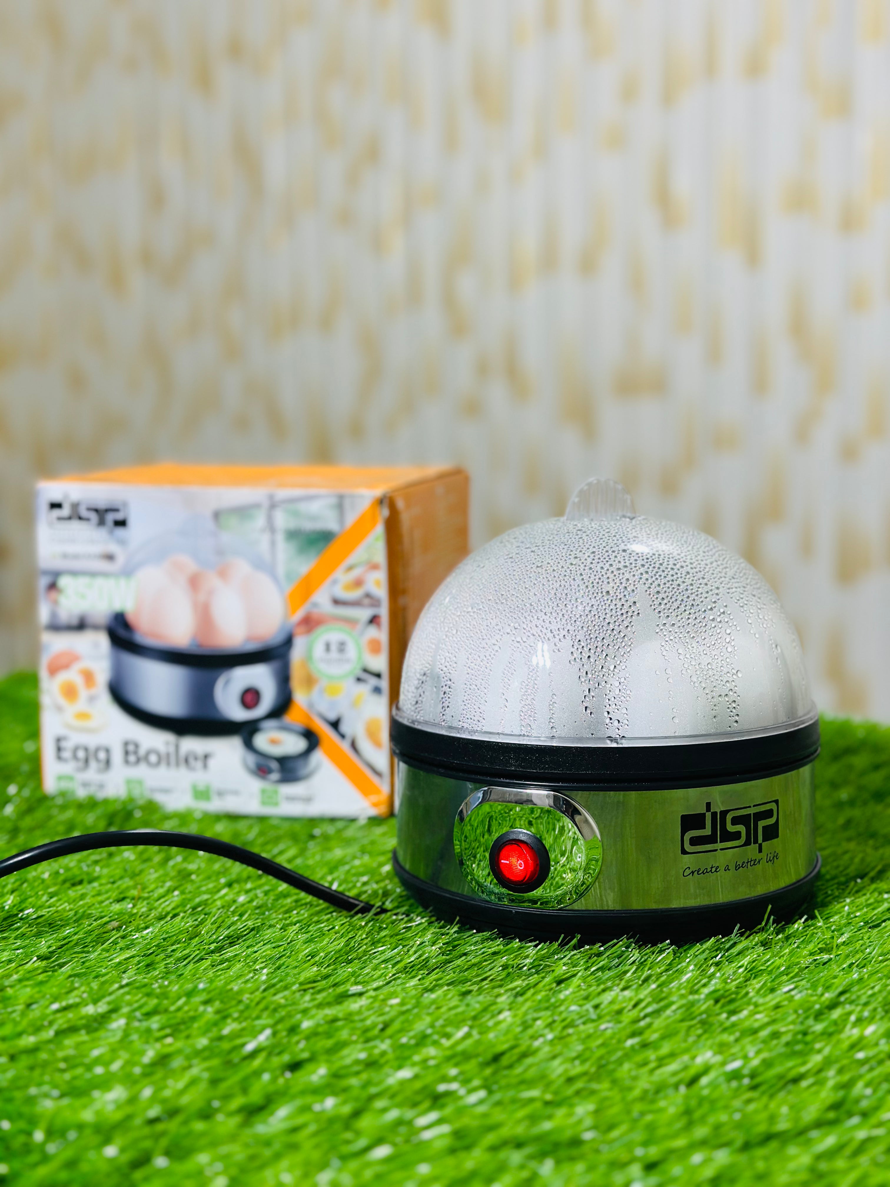 DSP Automatic Egg Cooker with Transparent Lid | Quick Heating 350W - Imported