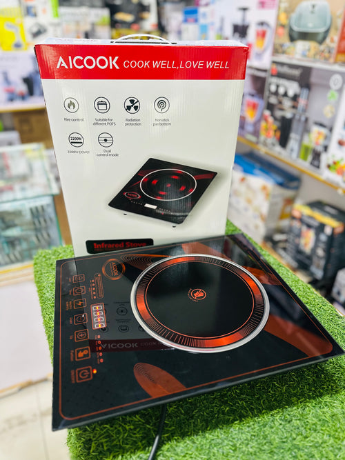 AICOOK  Infrared Stove | All Cookware with Child Safety