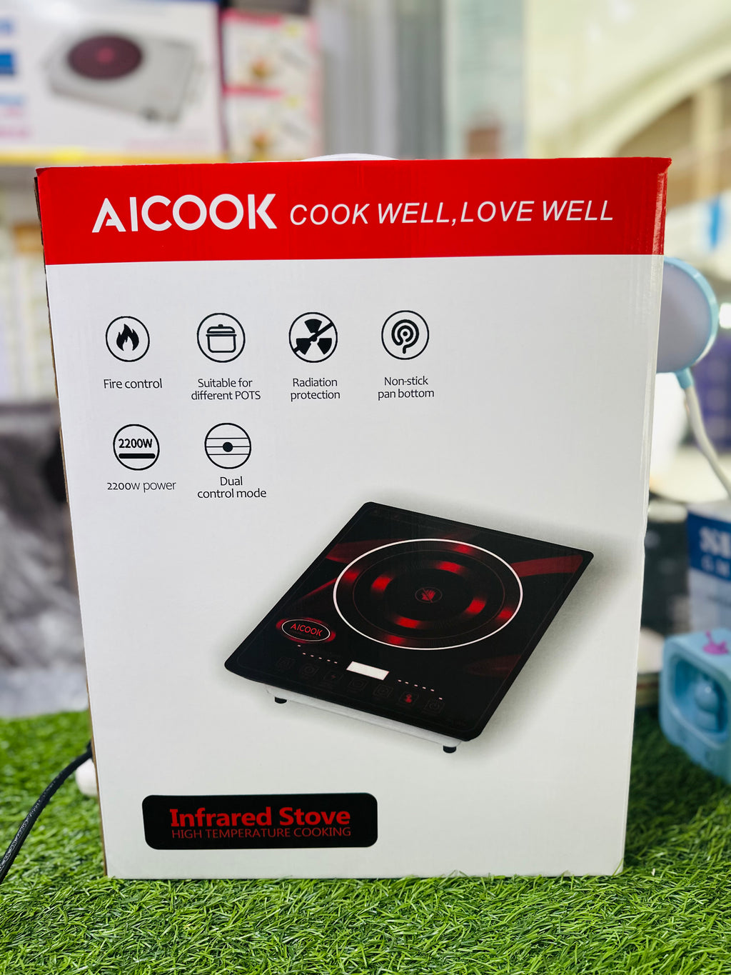AICOOK  Infrared Stove | All Cookware with Child Safety
