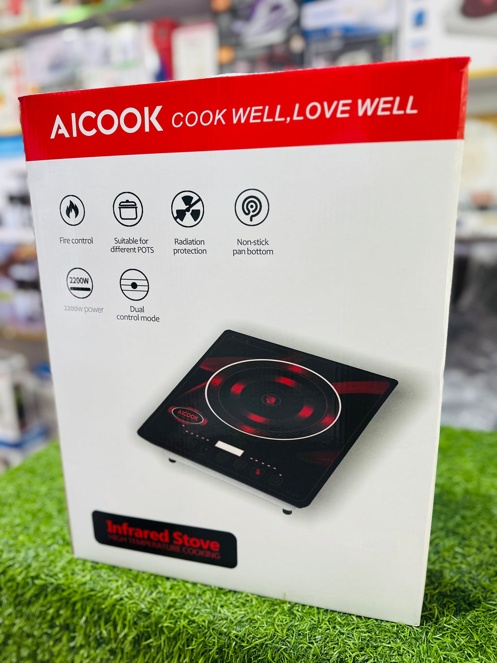 AICOOK  Infrared Stove | All Cookware with Child Safety