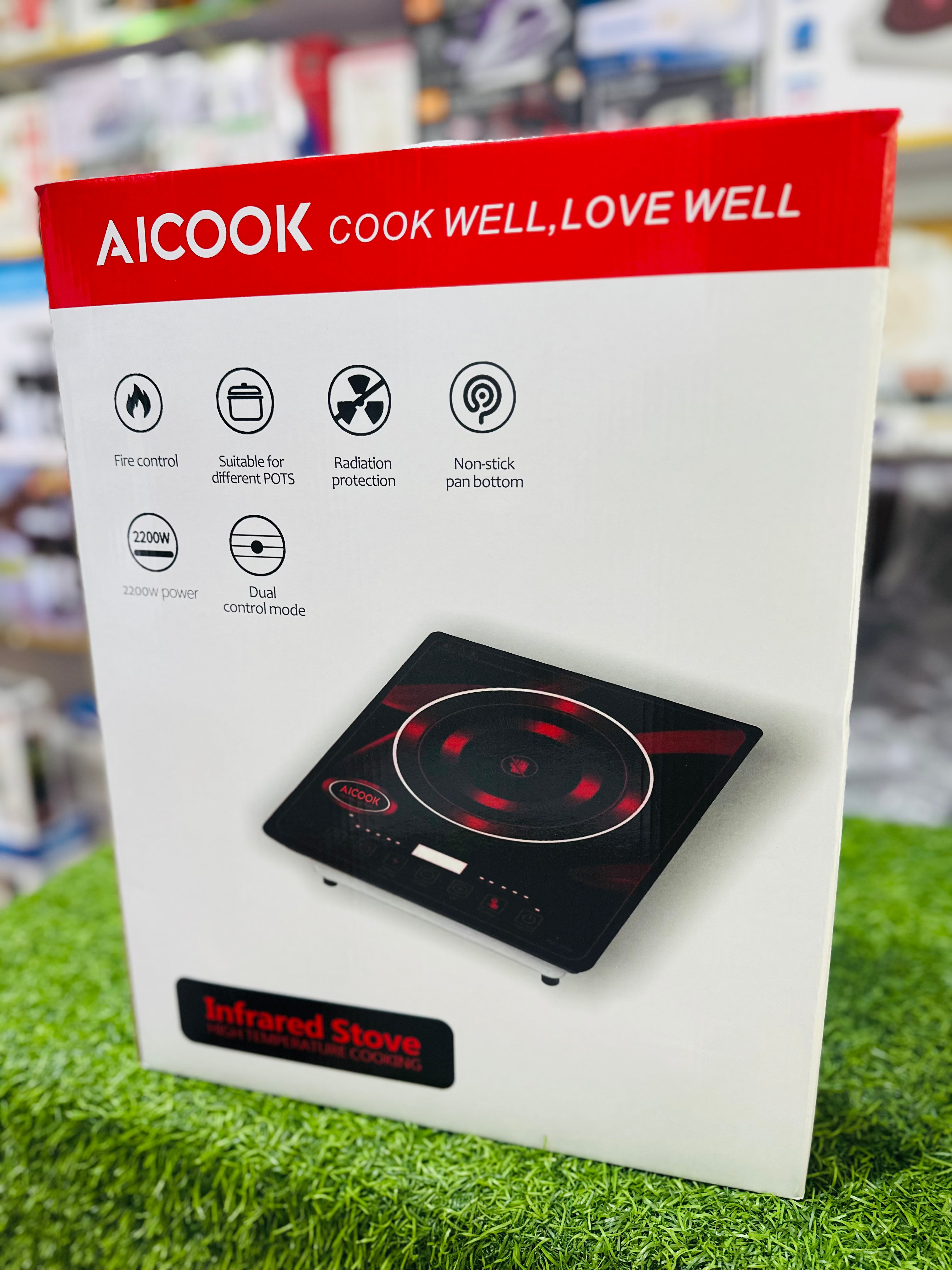 AICOOK  Infrared Stove | All Cookware with Child Safety