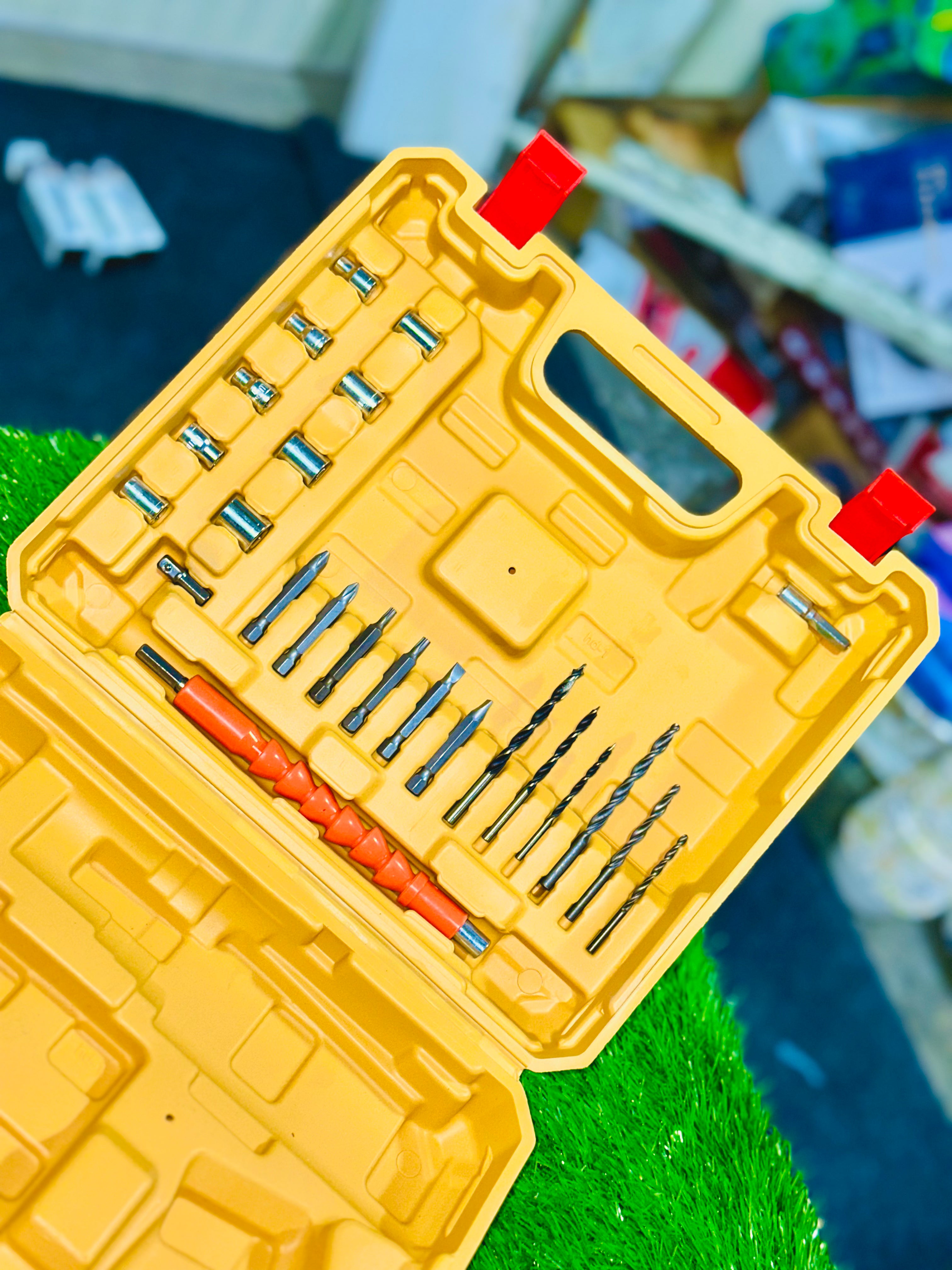 36V Cordless Drill - 30 Piece Accessory Set | 10Ah Dual Batteries | LED Light | Fast Charger Included