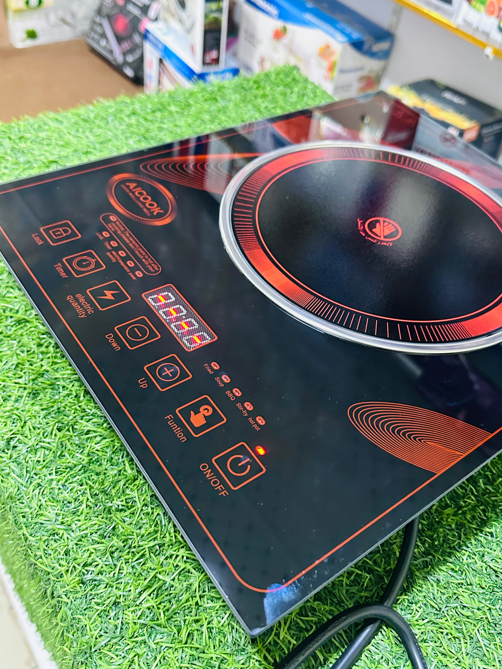 AICOOK  Infrared Stove | All Cookware with Child Safety