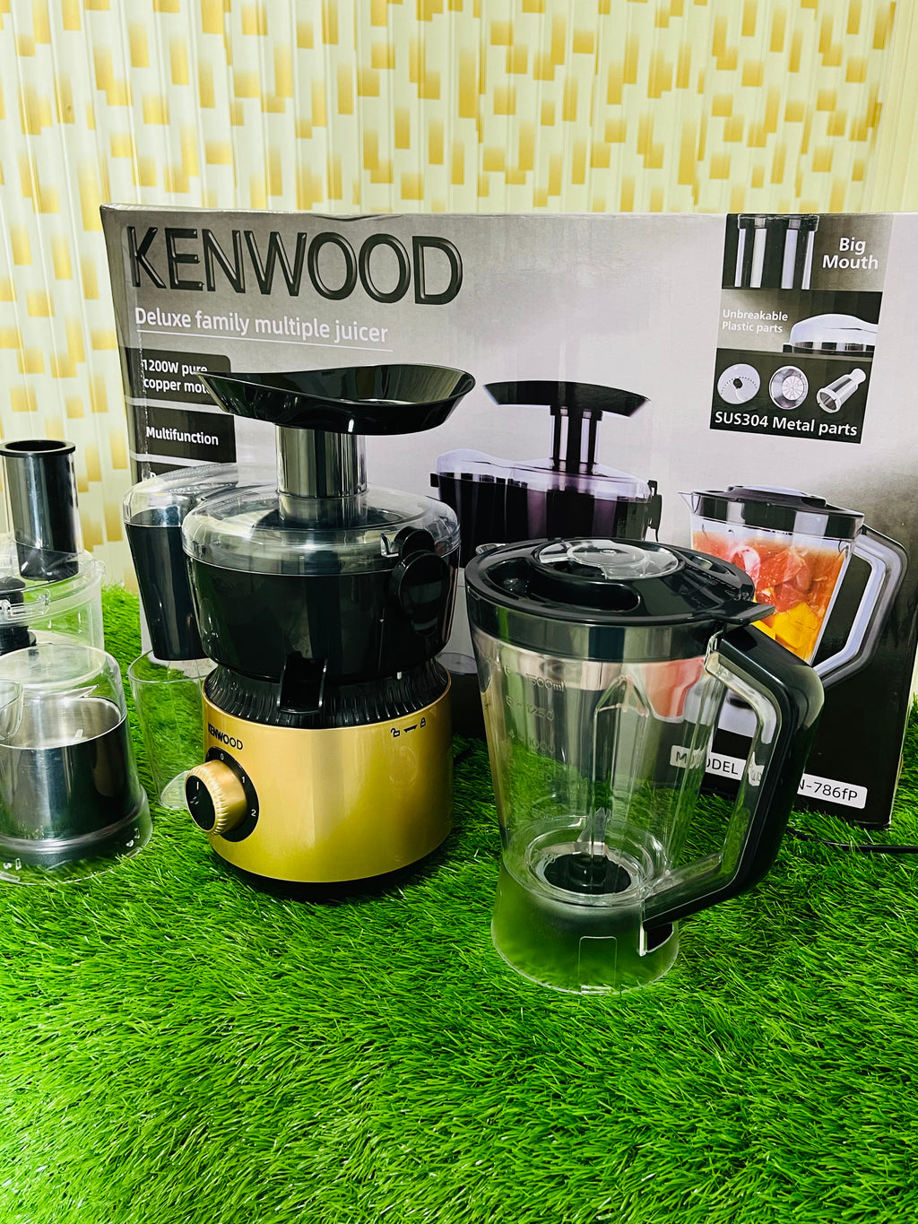 Kenwood 10-in-1 Kitchen Chef 1200W Food Processor –  All-in-One Power Machine