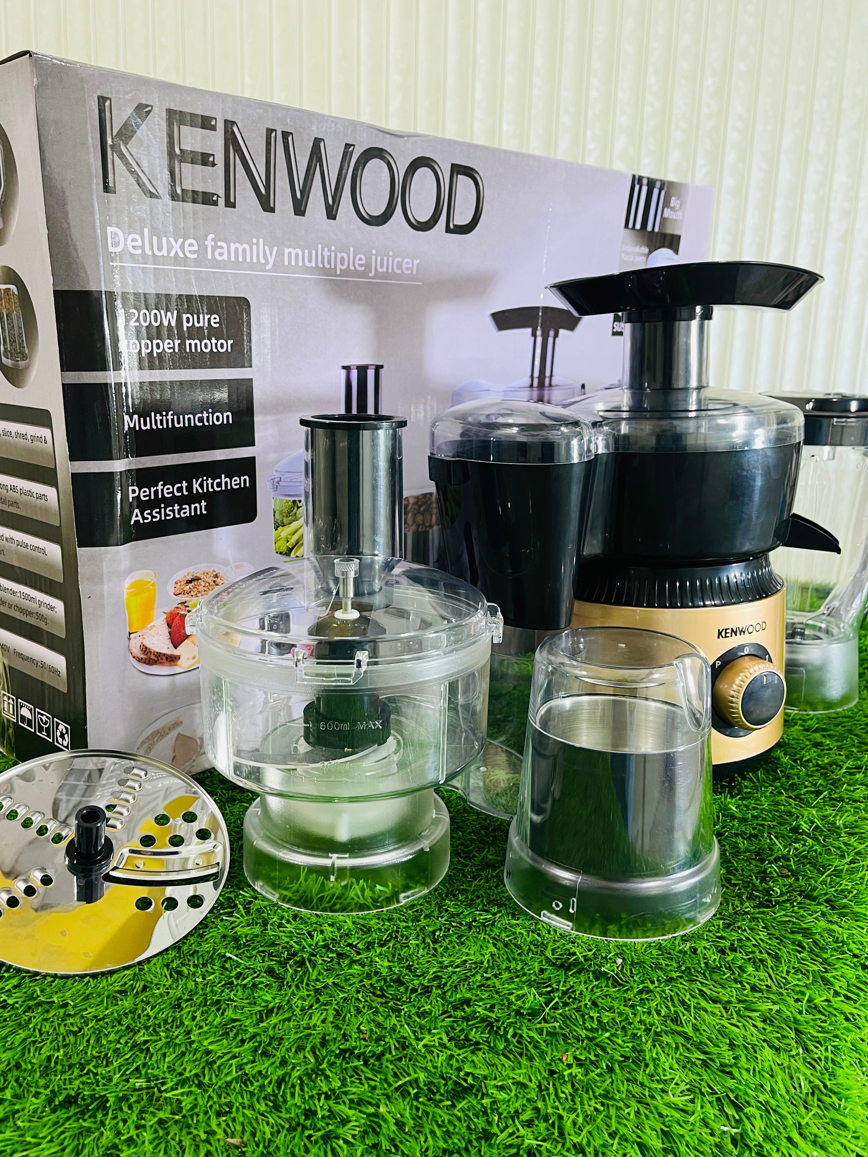 Kenwood 10-in-1 Kitchen Chef 1200W Food Processor –  All-in-One Power Machine