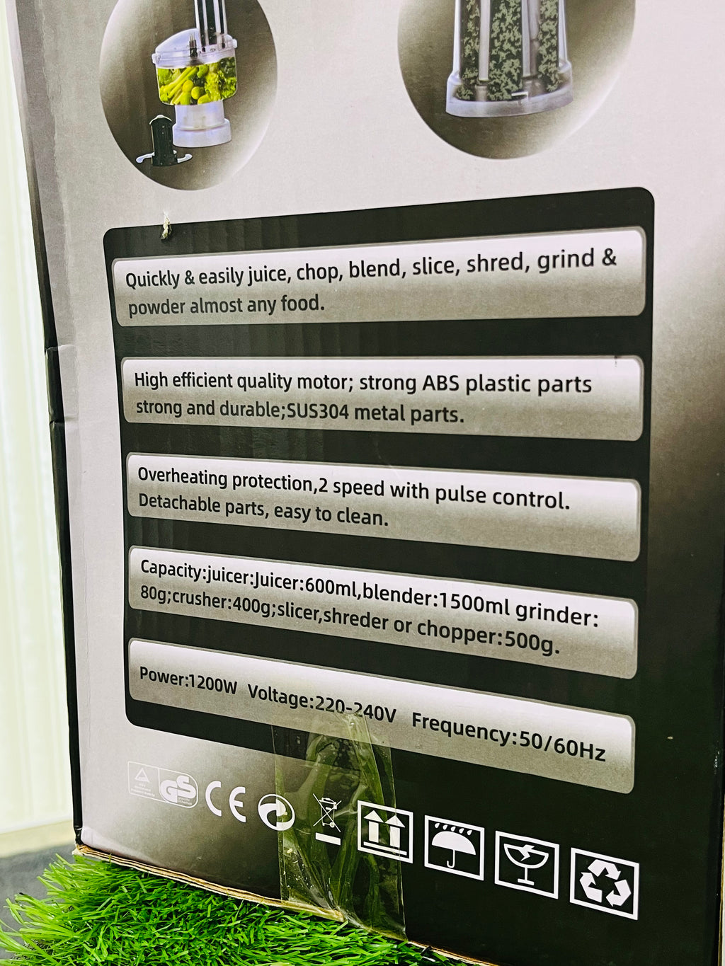 Kenwood 10-in-1 Kitchen Chef 1200W Food Processor –  All-in-One Power Machine