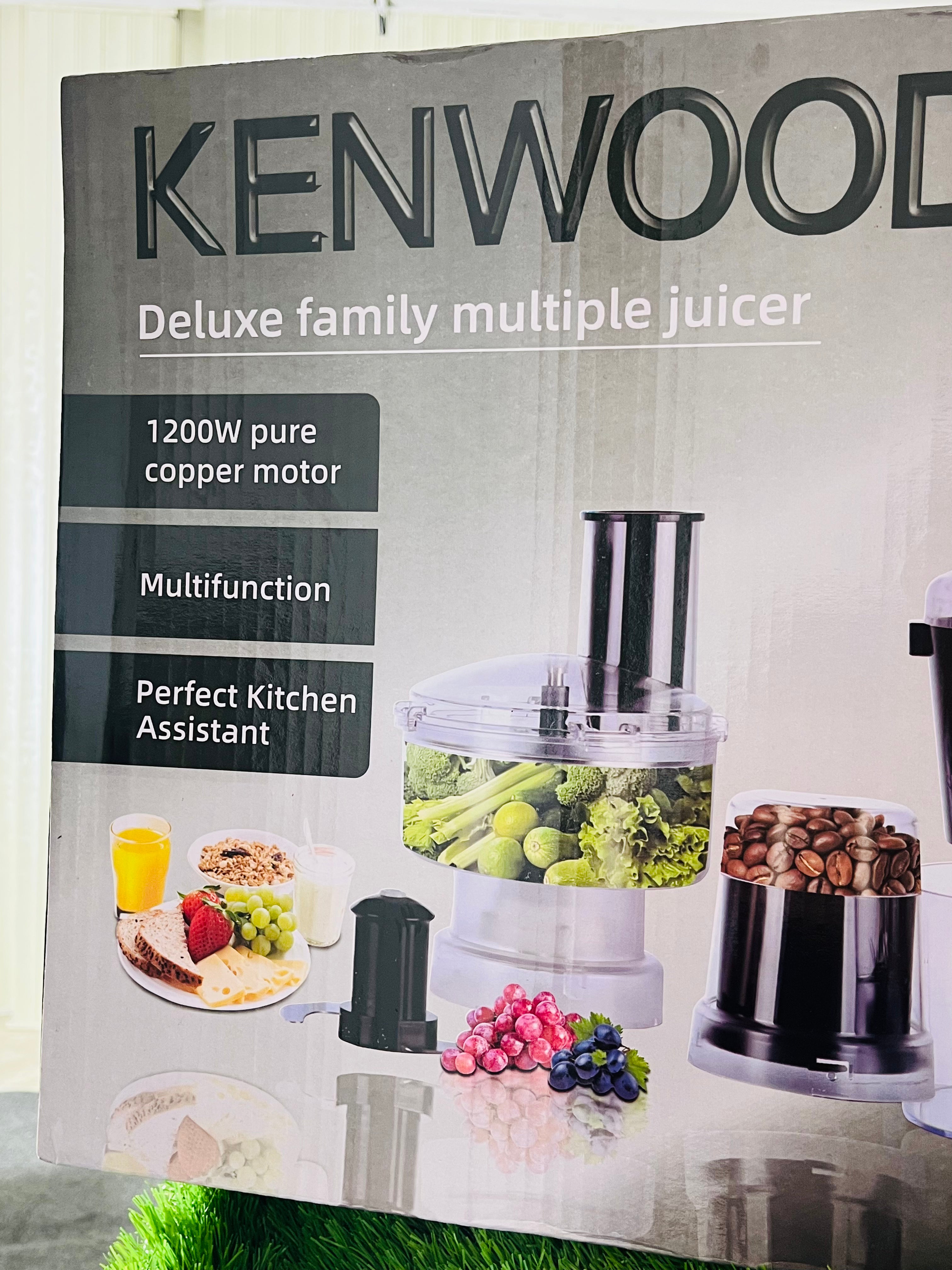 Kenwood 10-in-1 Kitchen Chef 1200W Food Processor –  All-in-One Power Machine