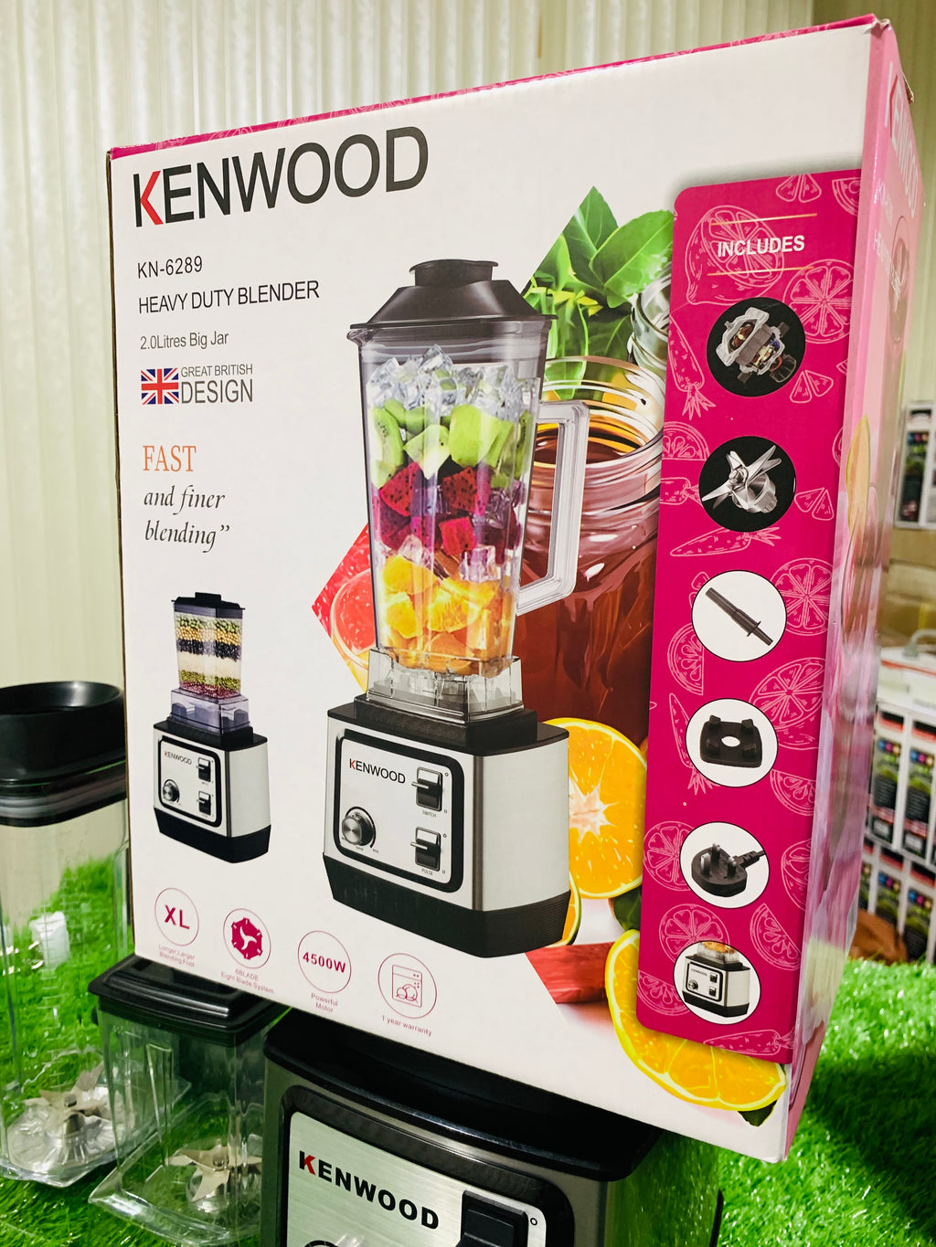 Kenwood 2-in-1 High Speed Blender & Grinder – 9000RPM
