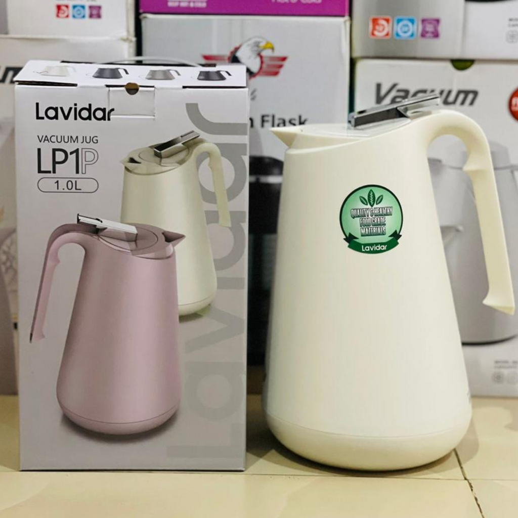 Lavida LP1P Vacuum Jug 1L – Hot & Cold Flask