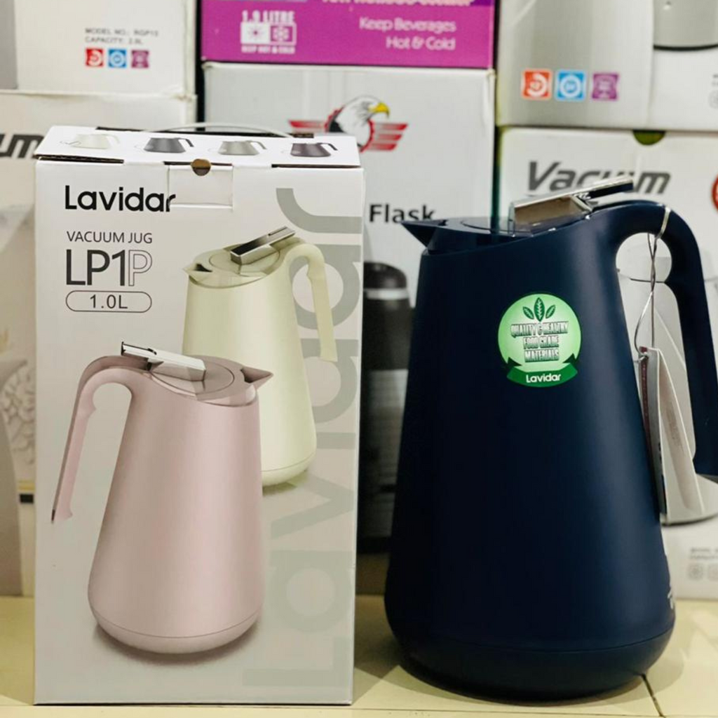 Lavida LP1P Vacuum Jug 1L – Hot & Cold Flask