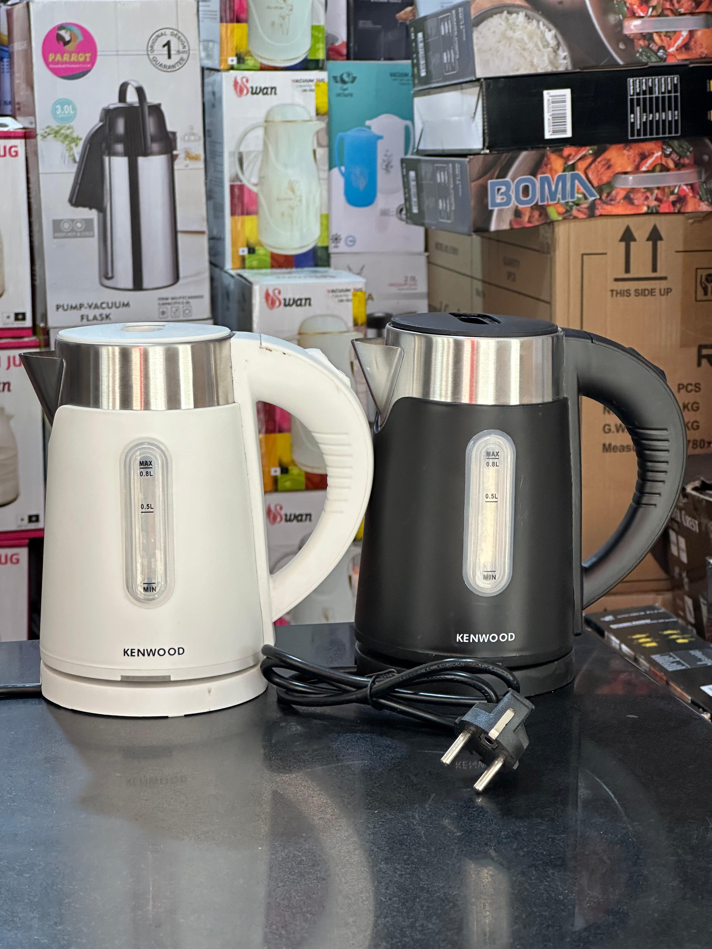 Kenwood Plus Electric Kettle 0.8 L,800W ELECTRIC KETTLE KN-902 Ware Levellnd 360°SWIVEL BASE HIGH QUALITY PLASTIC Enjoy Hot Drink In No Time.