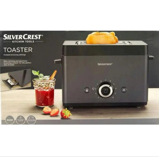 Start Your Day Right with the Silver Crest Toaster: Perfect Toast, Every Time.