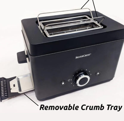 Start Your Day Right with the Silver Crest Toaster: Perfect Toast, Every Time.