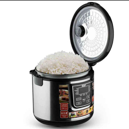 RAF Rice Cooker & Multi-Cooker  Smart Kitchen Appliance for Perfect Rice, Stews, Soups, and More | Non-Stick Pot, Easy Cleaning & Energy Efficient.